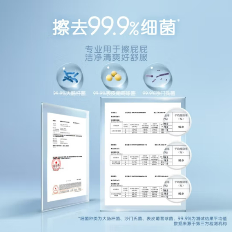 舒洁湿厕纸80抽*3包 实惠家庭装 厕所湿巾高清大图