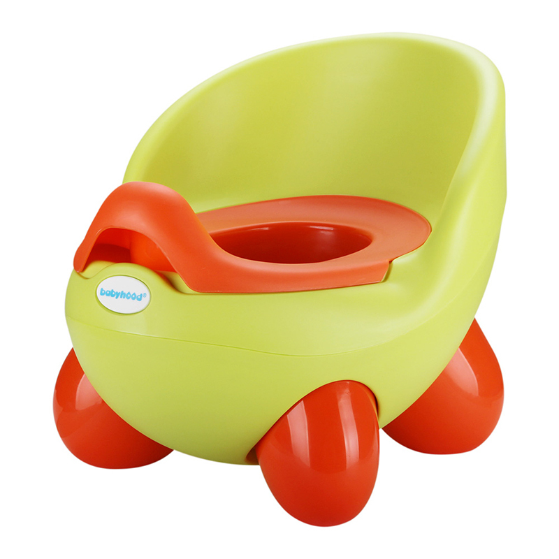 世纪宝贝(babyhood)QQ座便器 BH-105 绿色 儿童马桶宝宝坐便器婴儿便盆