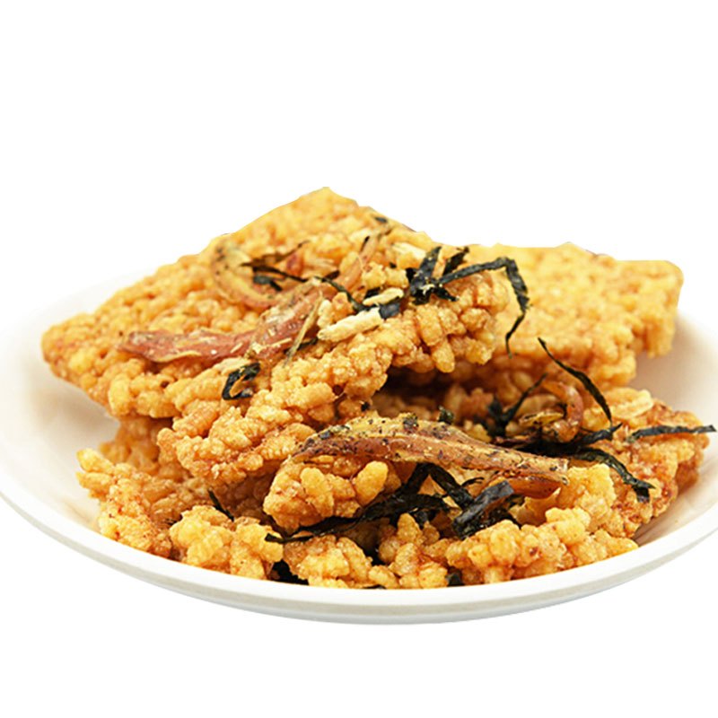 水军手工糯米锅巴蟹黄味138g*4袋[水军旗舰店]