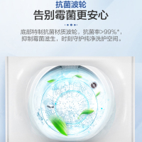 海尔(Haier)家用直驱变频全自动波轮洗衣机 大容量 一级能效 抗菌桶自洁 智能预约XQB100-BZ108