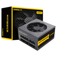 先马(SAMA)实力先锋600M 全模组台式机电脑电源600W 主动式PFC/12cm风扇/强劲+12V/长线材背线/双