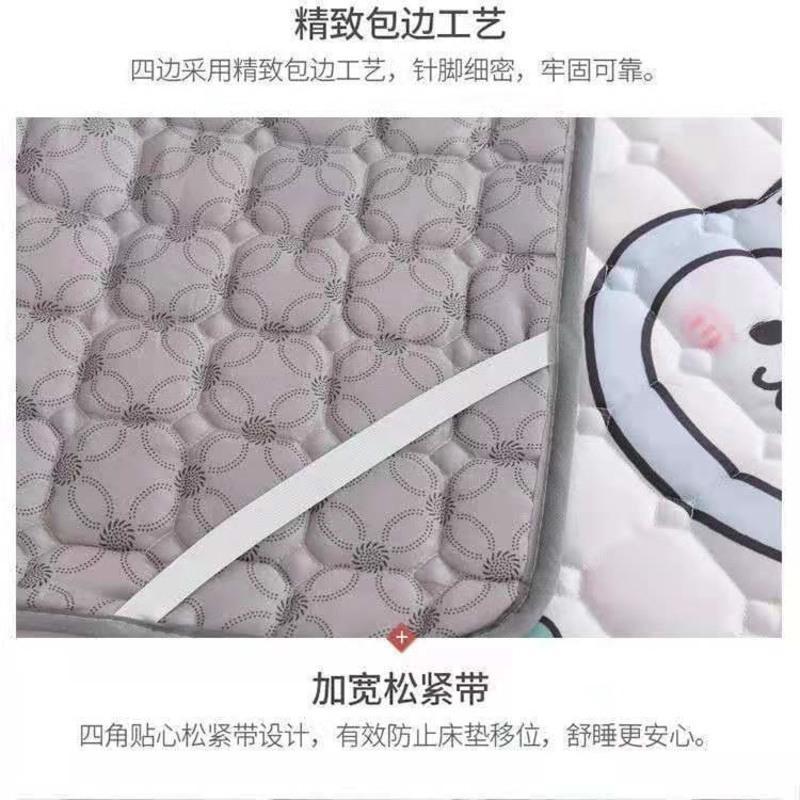 可水洗宿舍床垫薄床护垫榻榻米床垫家用睡垫床垫折叠床垫可打地铺 可爱多 床好大拍多大(90*200cm)床