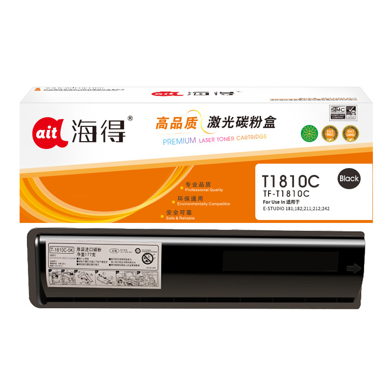 海得 T-1810C-5K墨粉盒 TF-T1810C-5K 适用东芝E-STUDIO 181 182 211 212