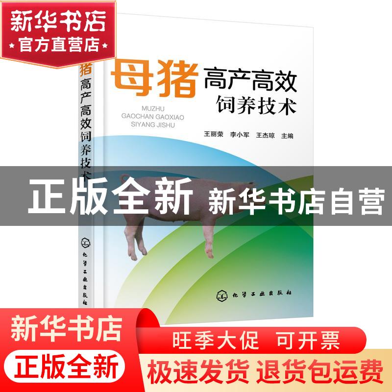 正版 母猪高产高效饲养技术 王丽荣,李小军,王杰琼 化学工业出版