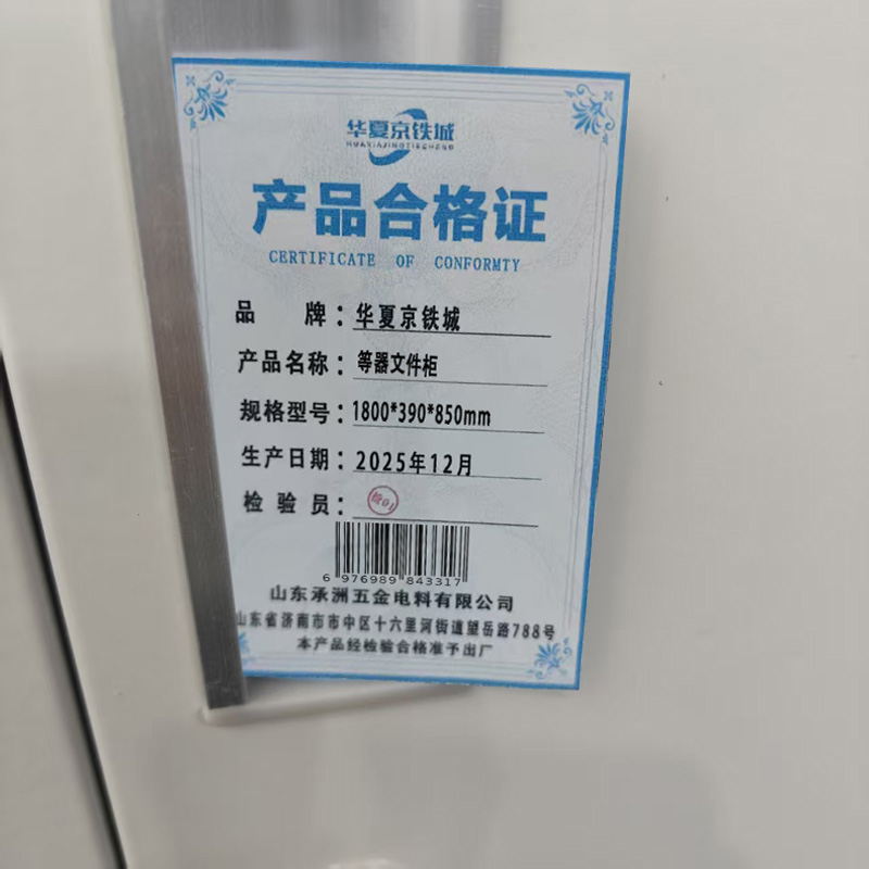 华夏京铁城 等器文件柜 1800*390*850mm 个高清大图