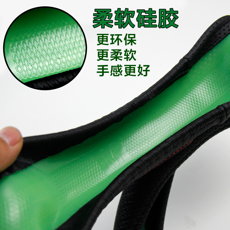 专用荣威 rx5 350 360 550 750 950 i6 rx3 汽车真皮方向盘套四季