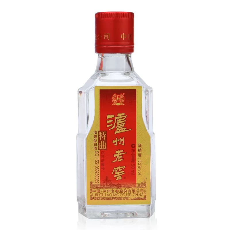 泸州老窖特曲小酒52度50ml*10瓶 浓香型白酒高清大图
