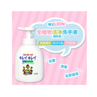 [植物萃取]狮王(LION) 日本直采 KIREI 泡沫洁净药用洗手液 油污清洁剂 250ml