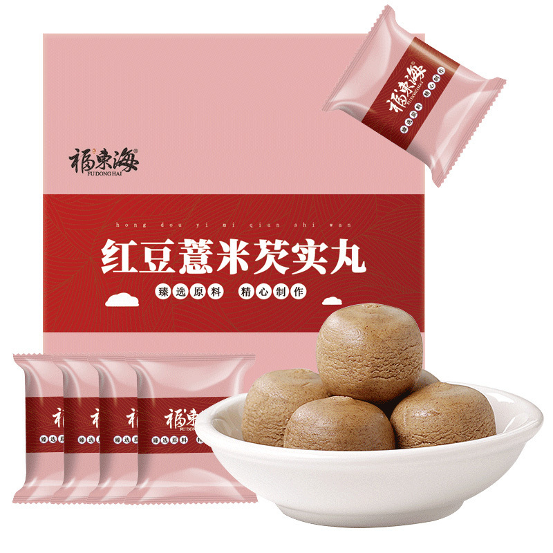福东海红豆薏米丸薏仁粉红豆薏米芡实丸类红豆薏米茶108g