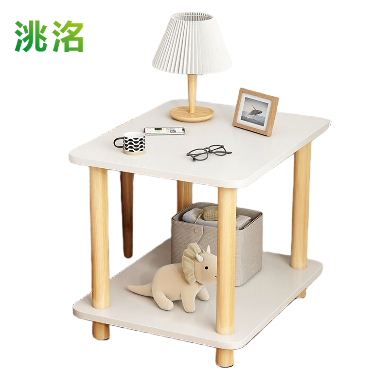 洮洺 简约床头柜 床头边几柜 40*40*52cm 个高清大图