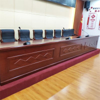 尔迈 演讲台培训台发言台接待洽谈桌讲课台会议台 2100*600*760mm