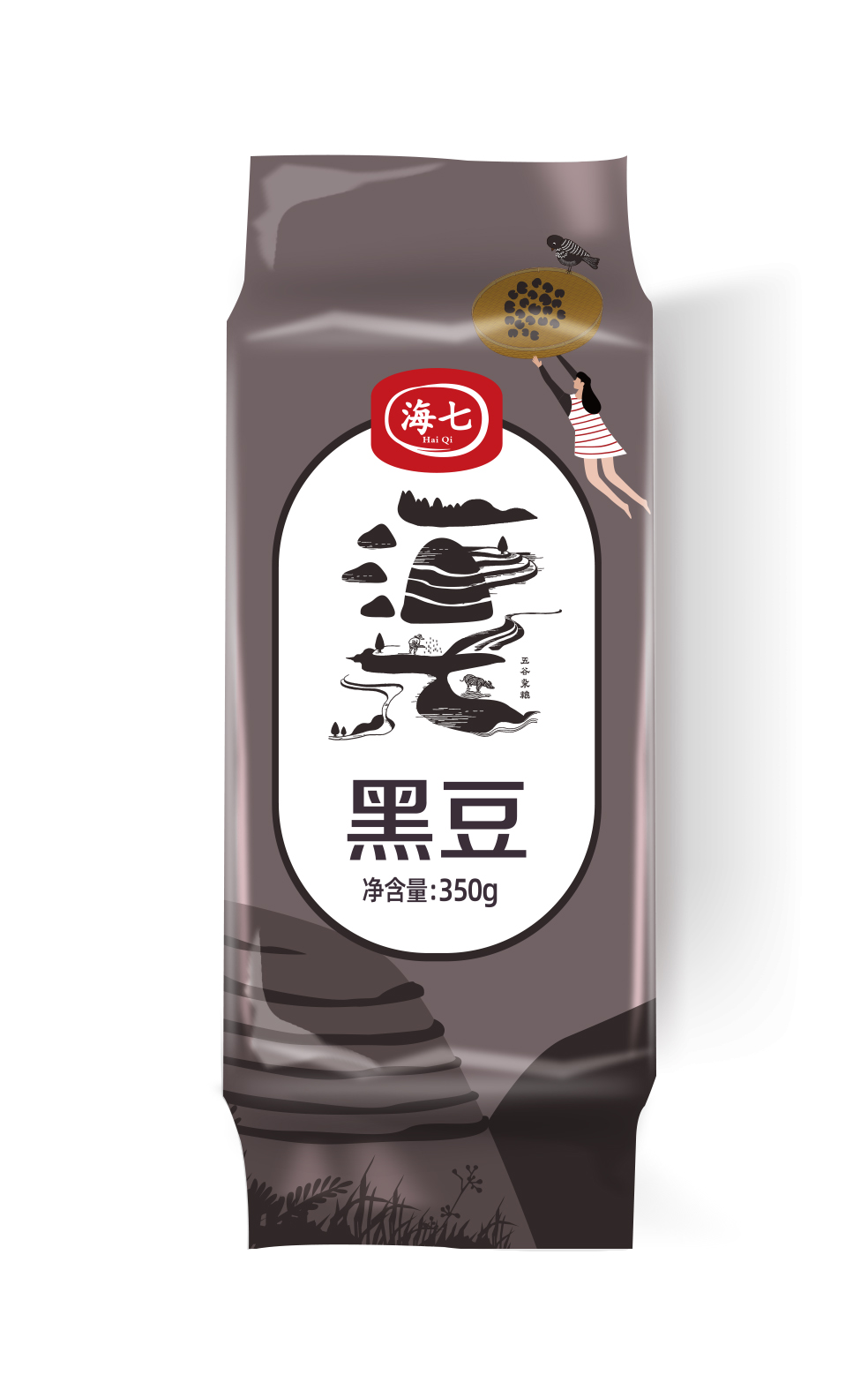 海七五谷杂粮黑豆