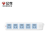 公牛插座不带线无线家用多功能工程用电插板拖线板插排接线板-415(S) 无线