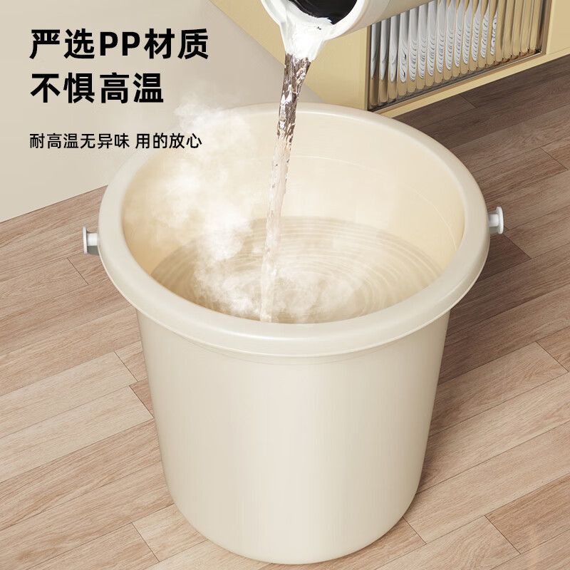 五月花水桶手提式24L特大容量加厚耐摔宿舍泡脚家用储水桶拖把桶洗车 24L大容量加厚耐摔 单位/个