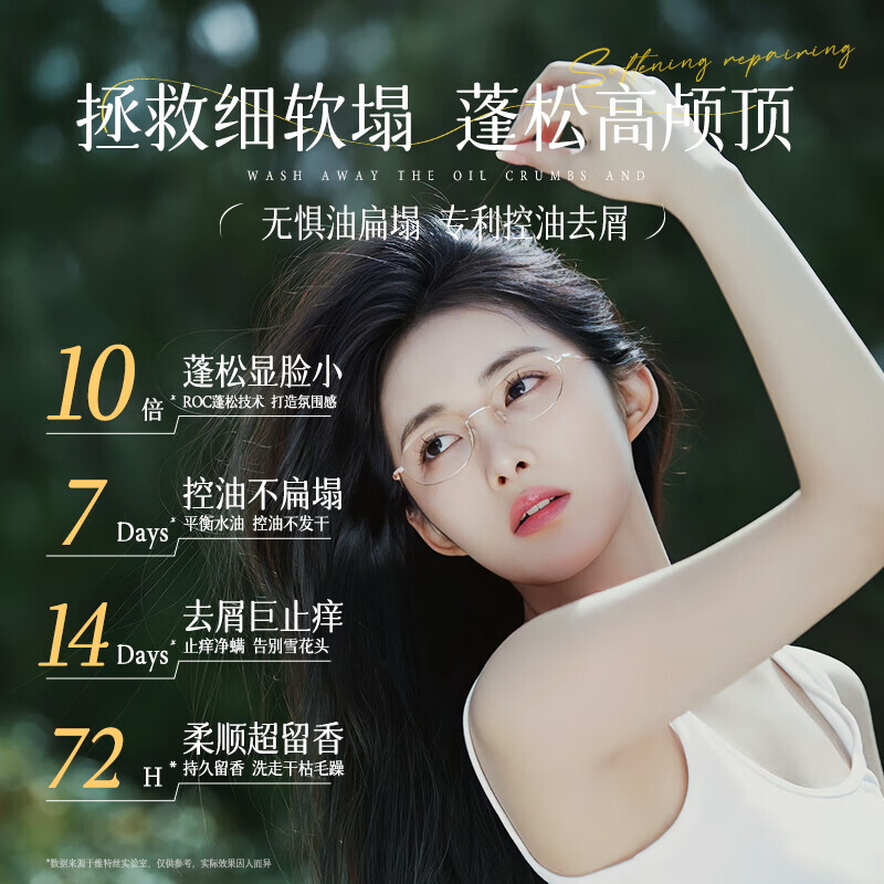 维特丝 头皮臻护洗发水500ml(柔顺修护)高清大图