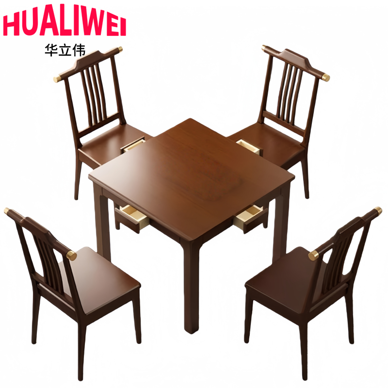 华立伟棋牌桌椅高清大图