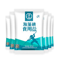 淮盐海藻碘食用盐400gx6袋加碘盐补碘盐含碘盐有碘盐家用细颗粒盐