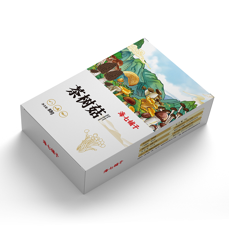 海七 茶树菇 88g /盒高清大图