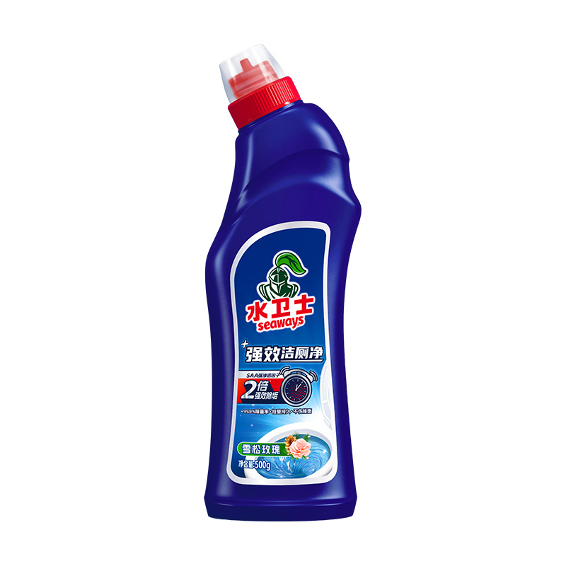 水卫士强效洁厕净 除臭除菌500g/瓶