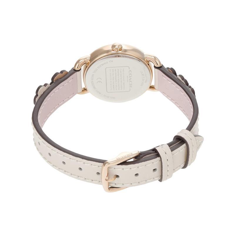 官方正品coach蔻驰手表delancey系列经典马车标识粉色真皮表带欧美