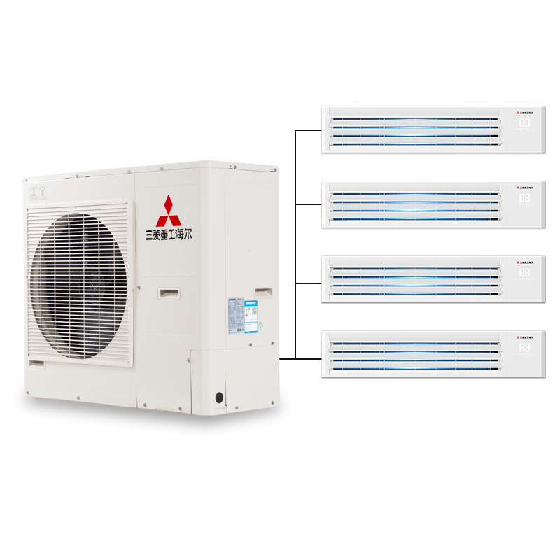 三菱重工海尔5匹一拖四冷暖智能变频 家用中央空调 rfc125jx 多联机