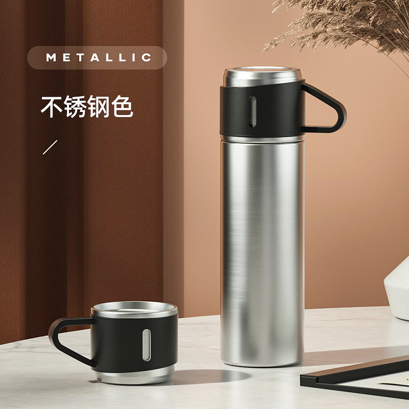 梵澜狸保温水杯W53 个 不锈钢色 500ml