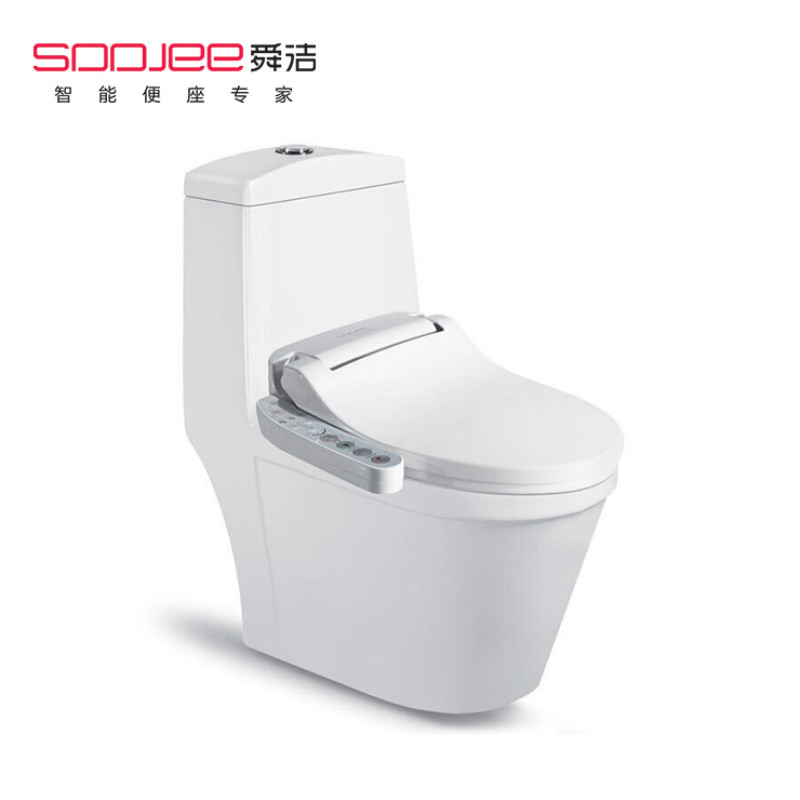舜洁(soojee)智能坐便器马桶盖板机ZJ-BS8022洁身器座圈加热 自动冲洗带烘干 按摩功能