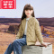 可莉允女童棉服2022新款儿童秋冬装外套冬季棉衣女大童夹棉女孩冬款棉袄