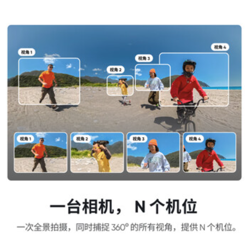 影石(Insta360) 全景运动相机 X5续航套装白色高清大图