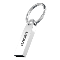 忆捷(Eaget) U3 金属USB2.0简约U盘 商务办公学生优盘 64GB
