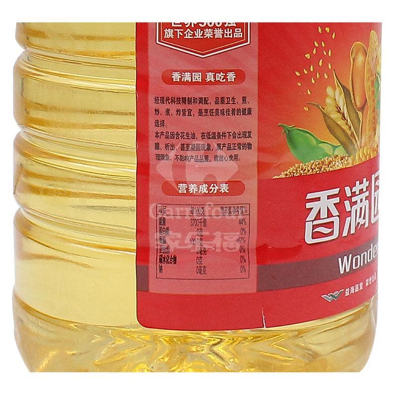 香满园食用调和油1.8L图片