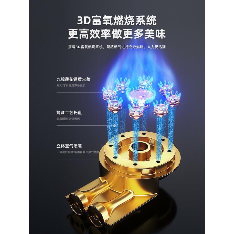 半球煤气灶双灶家用燃气灶嵌入式台式天然气猛具煤气炉