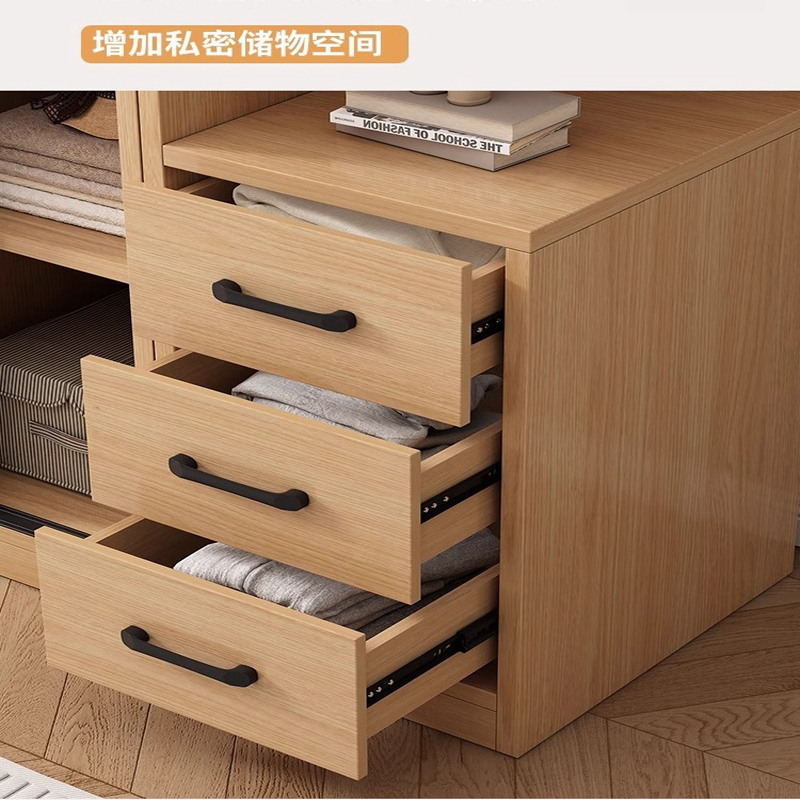 曌梵衣柜1.6米+顶柜+角柜套高清大图