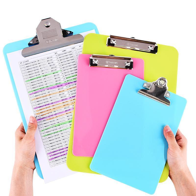 a4文件夹板夹透明办公学生文具试卷夹书写字垫板车间点菜单a5夹板