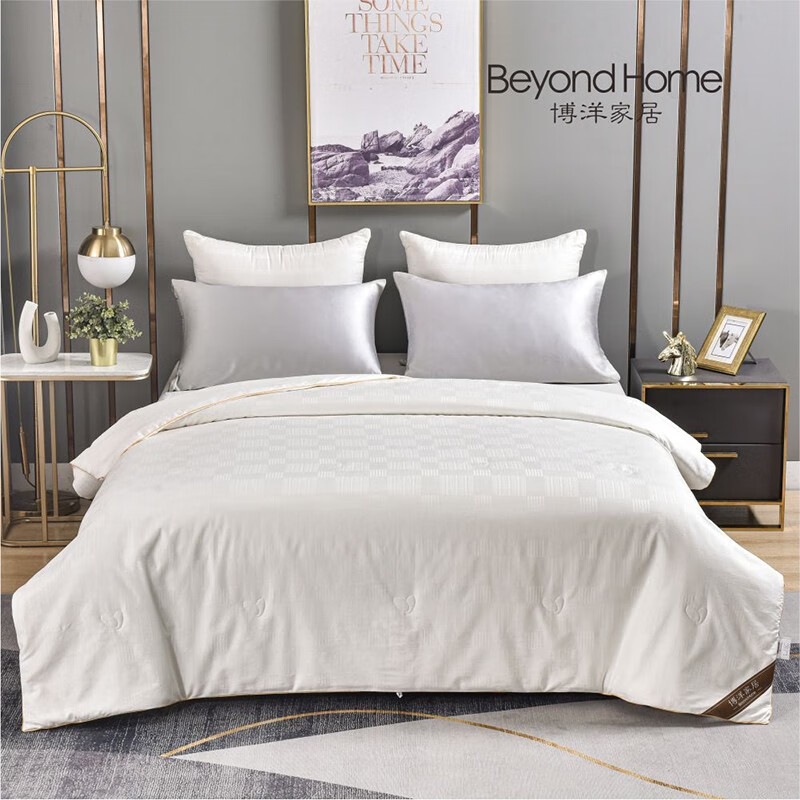 博洋(BEYOND)WT902307014B臻雅蚕丝冬被(全棉款)200*230cm填充物柞蚕丝