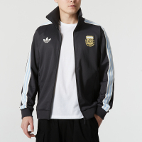 阿迪达斯 （adidas）三叶草外套男装新款运动服足球训练立领上衣夹克IU2155 ZP L IU2155/黑色