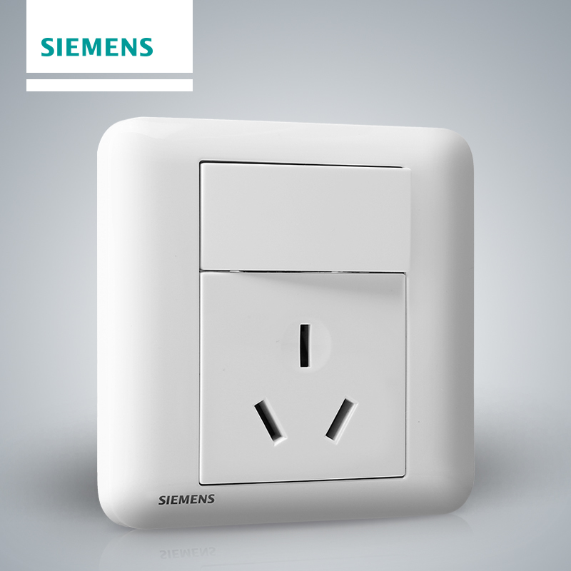 西门子(SIEMENS)开关插座 皓睿玉釉白系列一开16A三孔空调插座5UB01933NC01