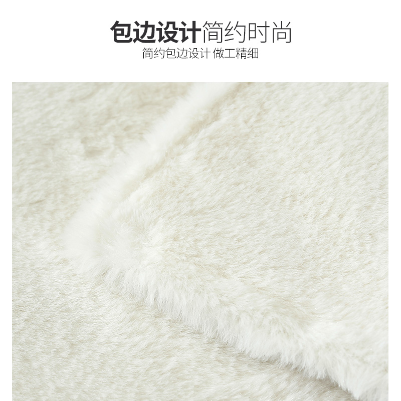 美帮汇新款北欧简约沙发垫子四季通用防滑坐垫套罩布艺靠背巾濑兔毛高清大图