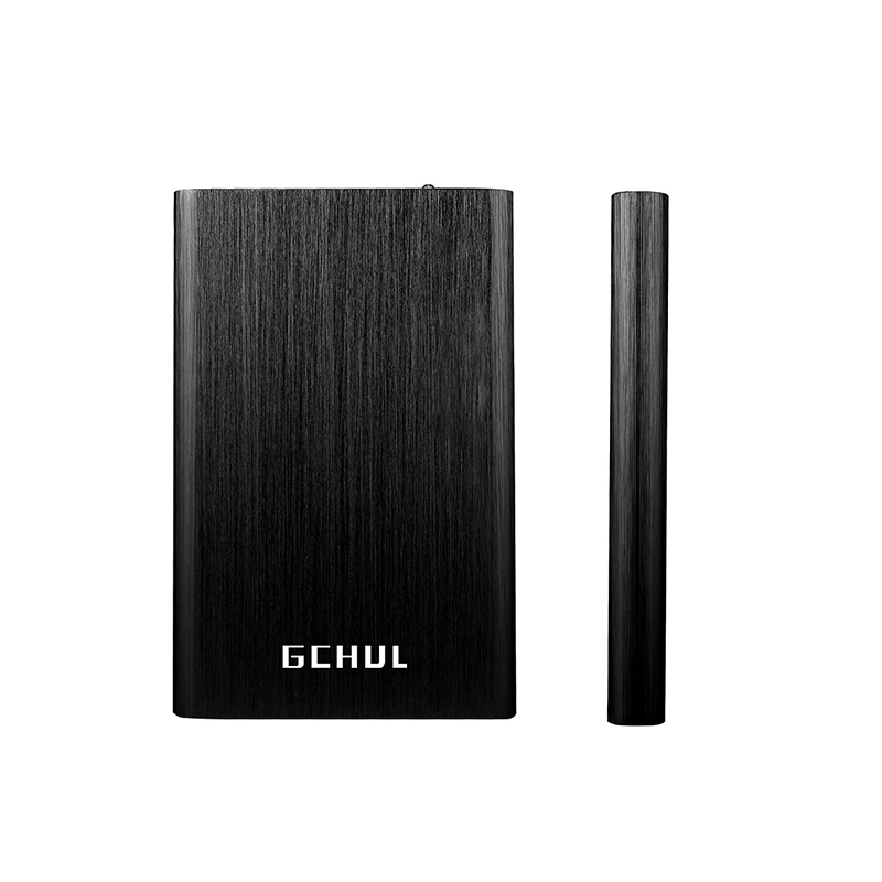 杰储(GCHUL)T1000 2T USB3.0 2.5英寸 移动硬盘 (计价单位:个) 磨砂黑色高清大图