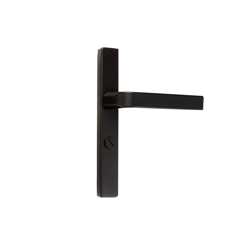 金魅 玻璃门锁 黑色125孔配小25锁舌 个高清大图