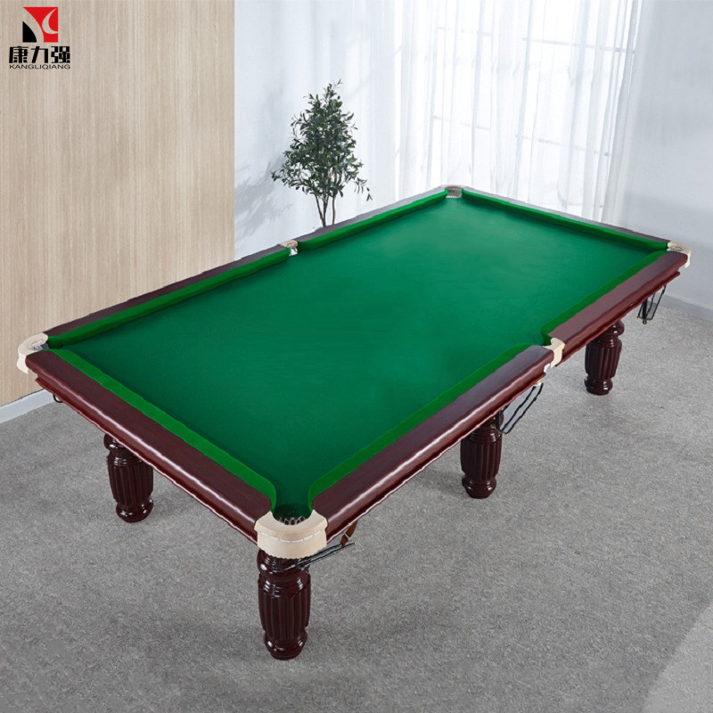 康力强S800斯诺克台球桌国标准球房俱乐部家用木库英式斯诺克桌球台 S800/10尺斯诺克(3.2米长)