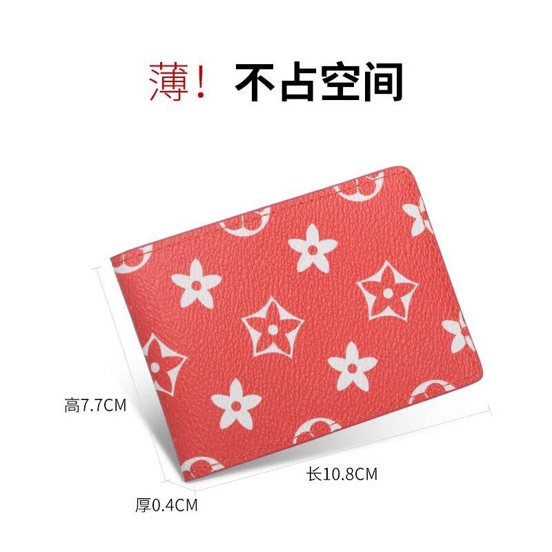 驾驶证皮套男超薄机动车行驶证驾照夹本套二合一女多功能驾照套花-黑色8透明仓