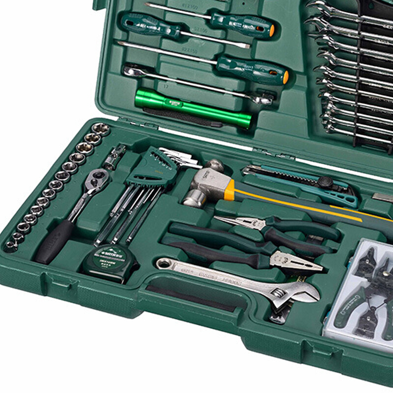 世达(SATA) 58件套装机修组套手动工具组合6.3MM 10MM 12.5MM系列综合 09516