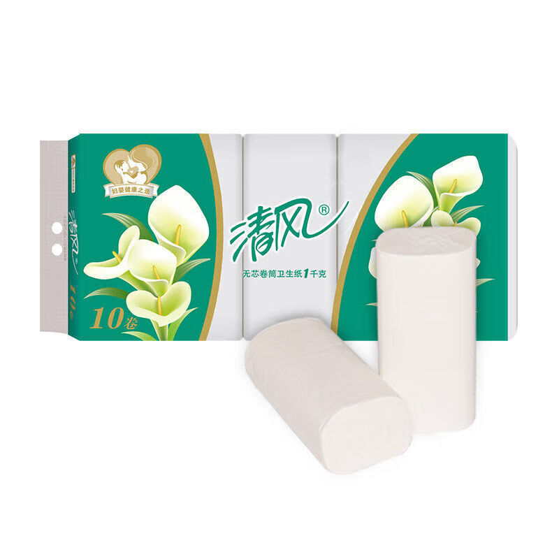 清风 无芯卷纸 100g*10卷/提 B01BLM2(单位:提)