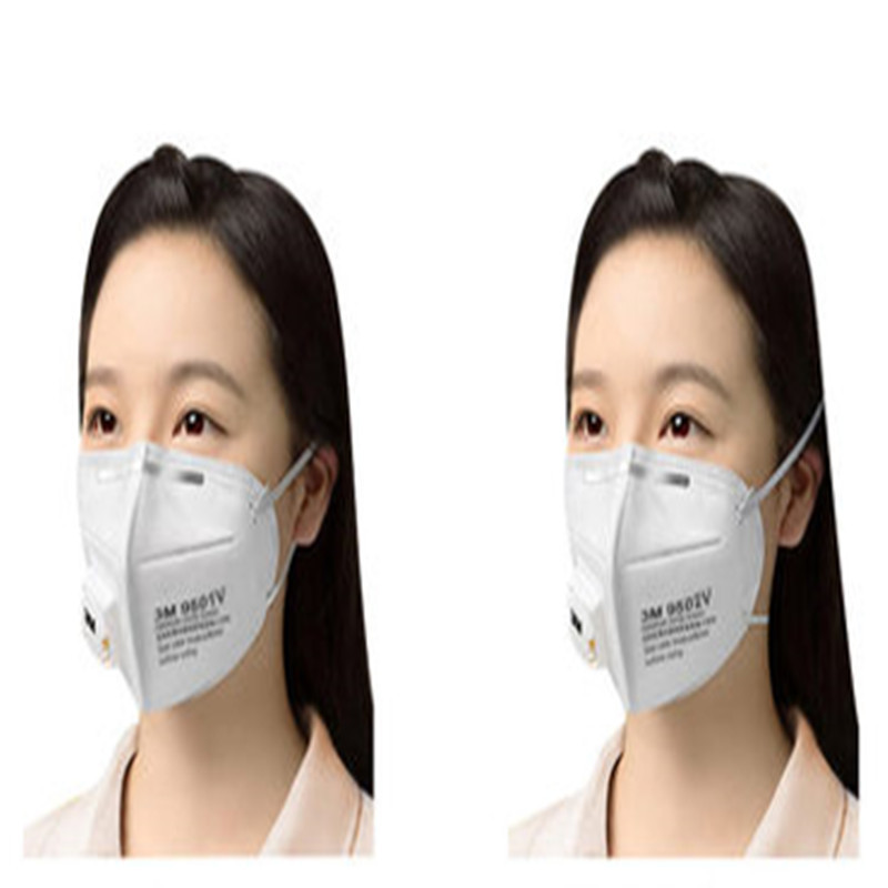 3M 9002V折叠式头戴式带阀防尘口罩 9002V(10盒/箱)