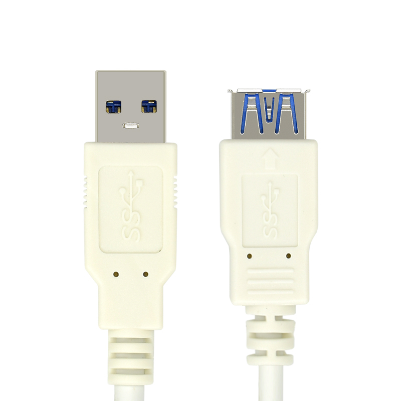 酷比客(L-CUBIC) LCCPUSB3AMAFWH-0.5M USB3.0延长线充电器数据线电脑连接线公对母0.5米