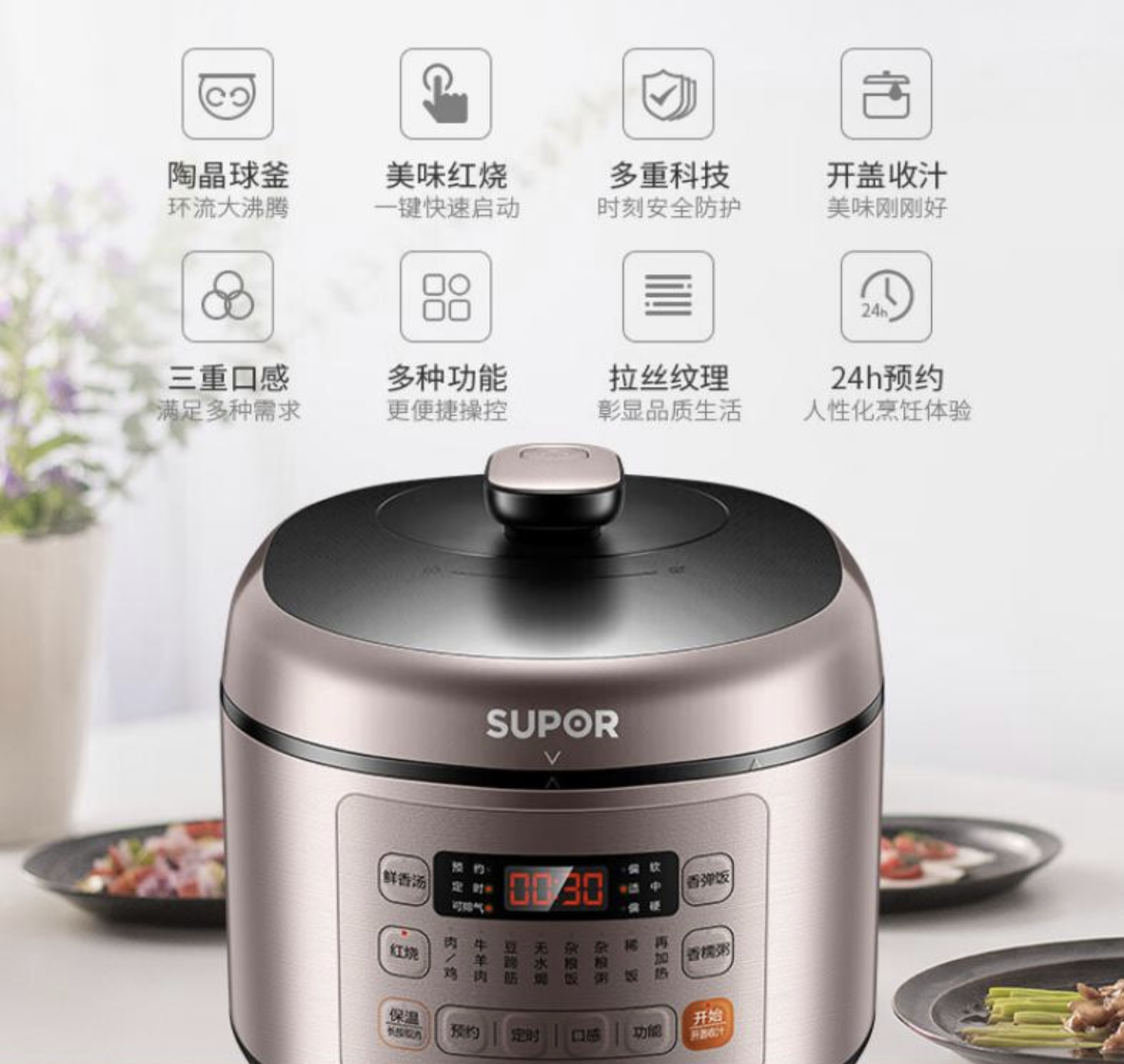 苏泊尔电压力锅SY-50FC03Q高清大图