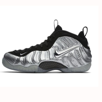 耐克（Nike） Air Foamposite 银色喷泡液态镜面男士高帮实战篮球鞋