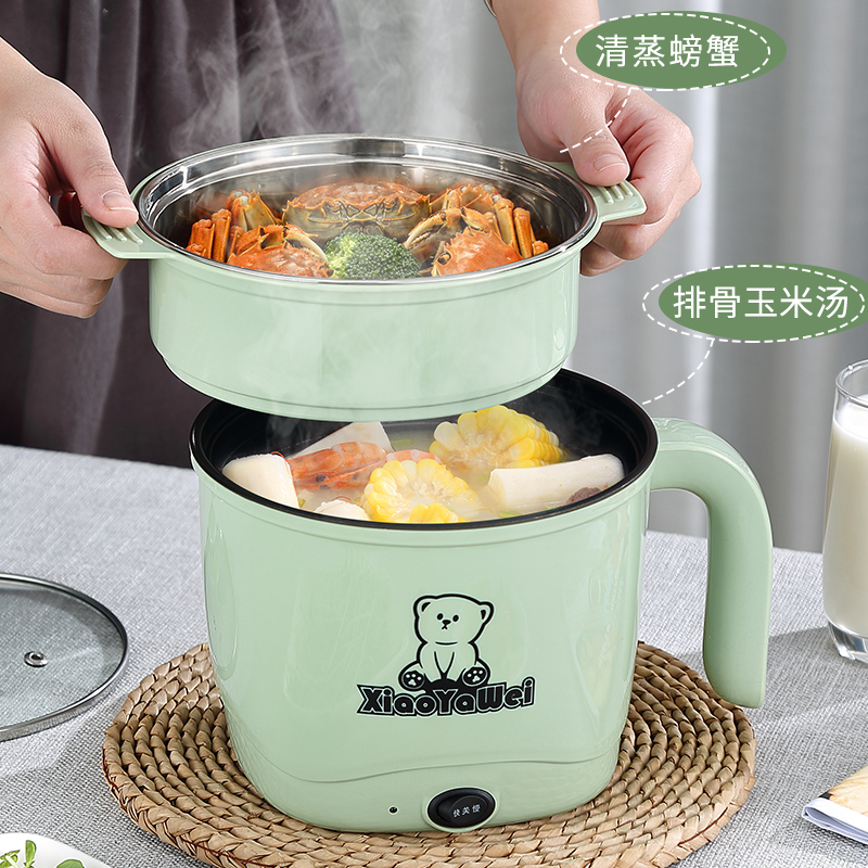 [补贴10%]电煮锅学生宿舍锅多功能一体小电锅小锅小型家用迷你火锅1-2不粘高清大图
