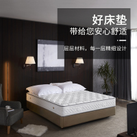 苏宁宜品 记忆棉乳胶床垫(升级款)SN102 比利时天然乳胶床垫双人五星级酒店弹簧席梦思家用正品